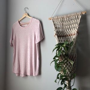 Lou & Grey Light Pink Super Soft T Shirt Tunic